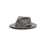 POLKAP RABBIT FUR FELT HAT - L.Grey