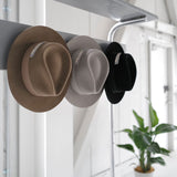 POLKAP RABBIT FUR FELT HAT - Beige