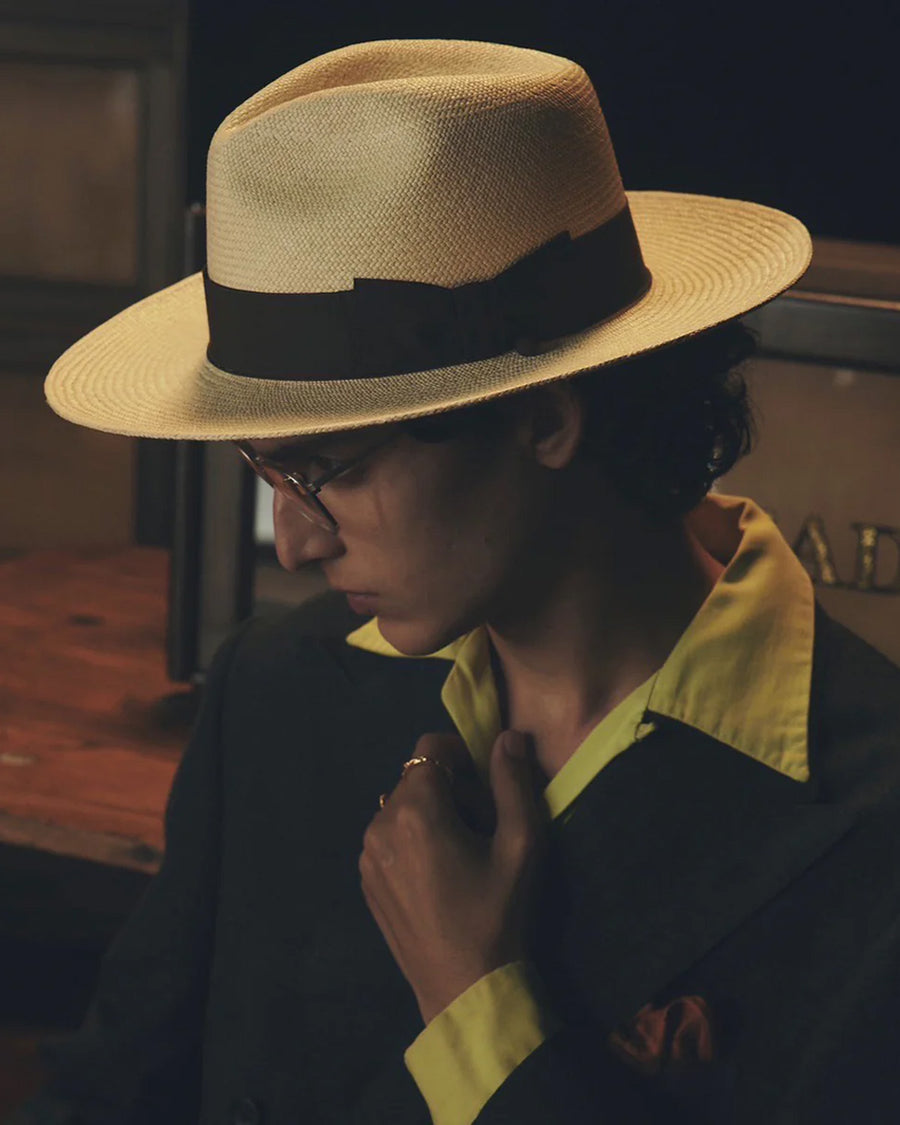 N-PANAMA HAT LONG - Natural