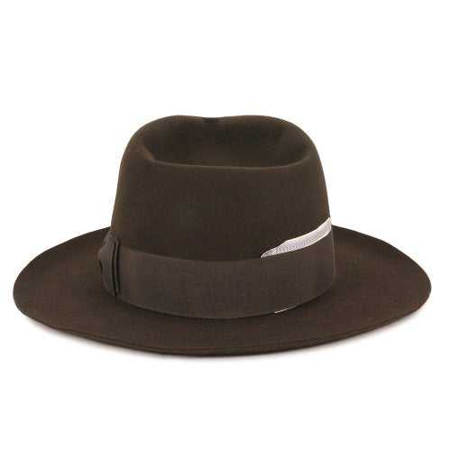 Vintage Stetson 3X Beaver Cowboy Hat Brown Long Oval 7 3/8