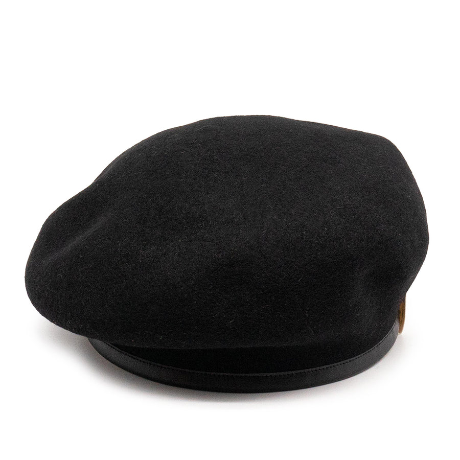 LEATHER BERET 63