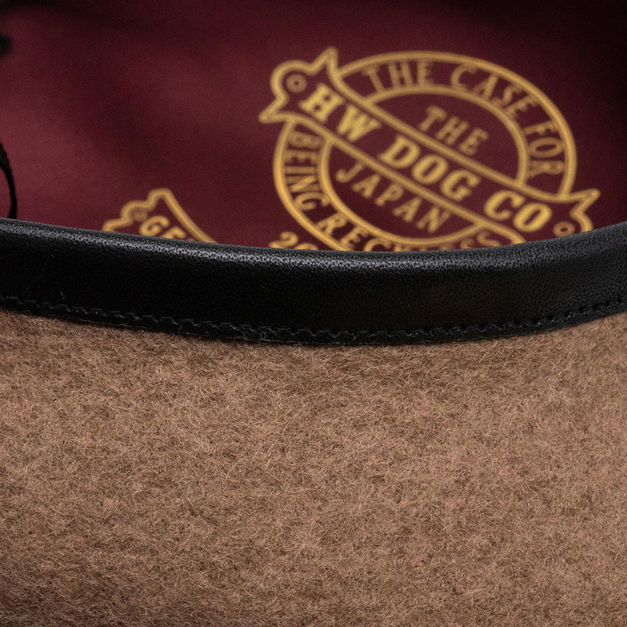 LEATHER BERET 63