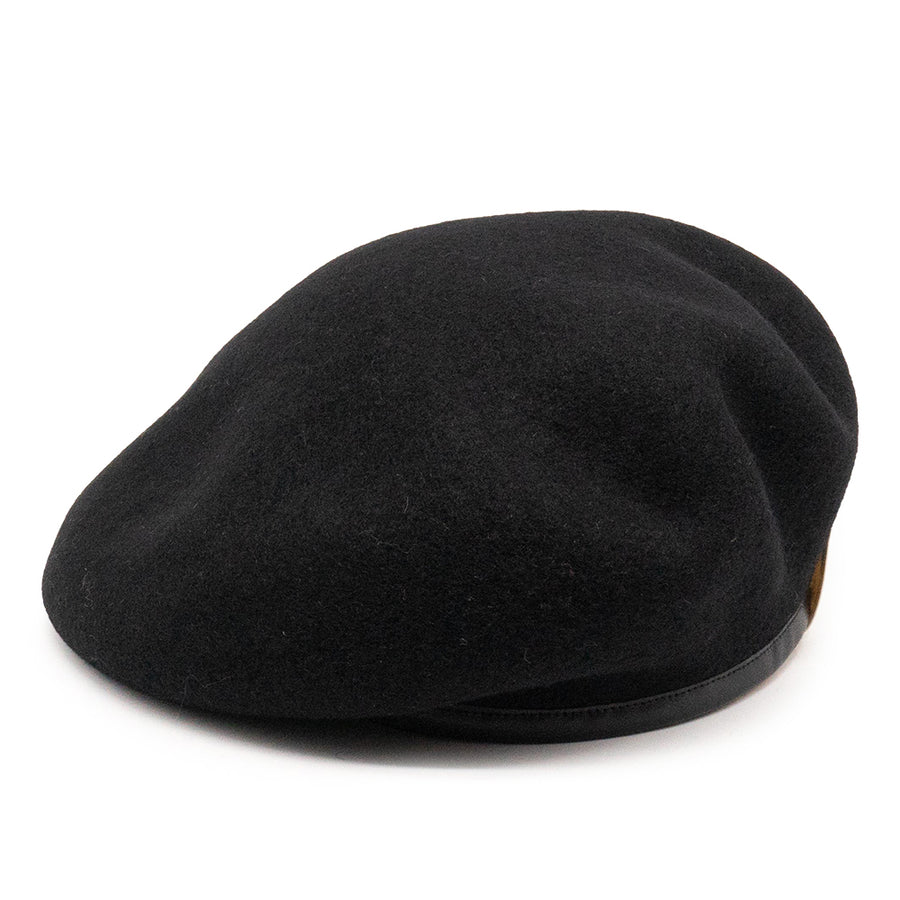 LEATHER BERET 62