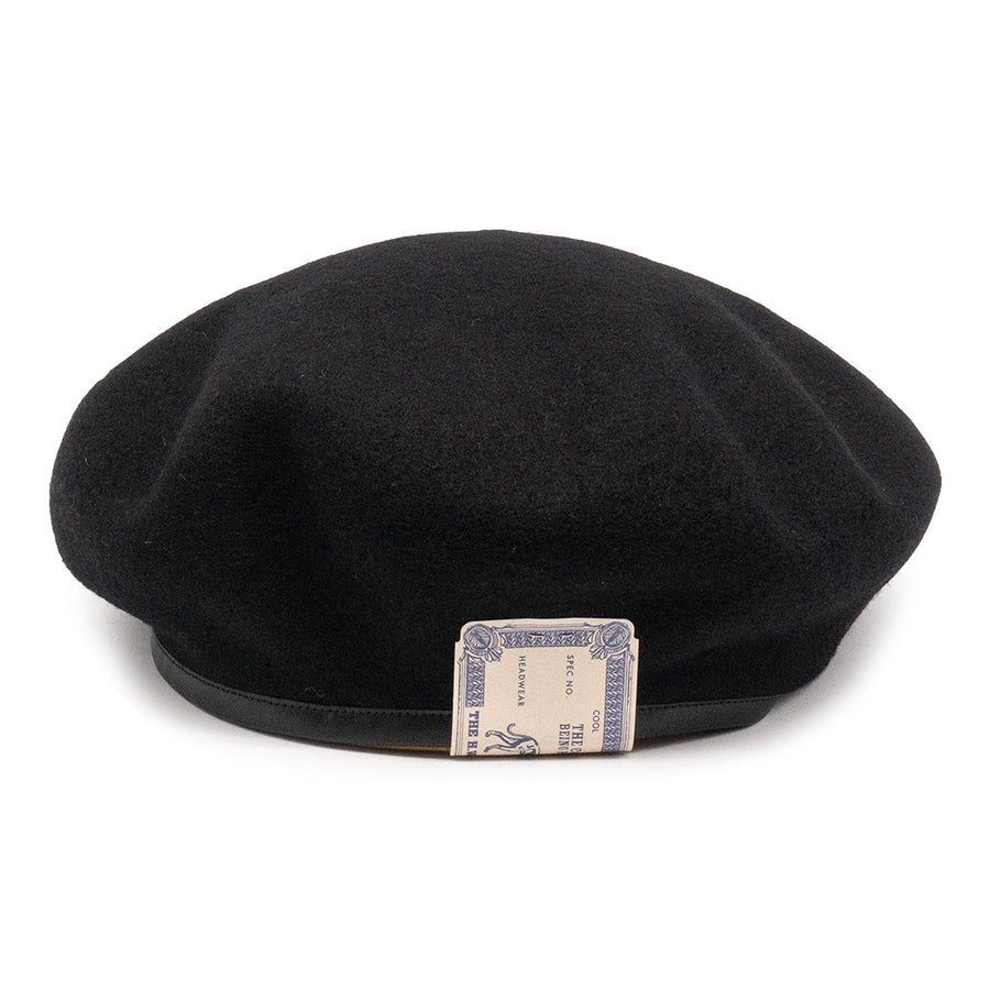 LEATHER BERET 62