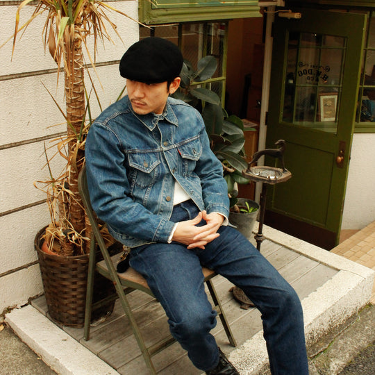 thehwdogandcoハンチング L/W WTN CAP - Black – THE H.W.DOG&CO.